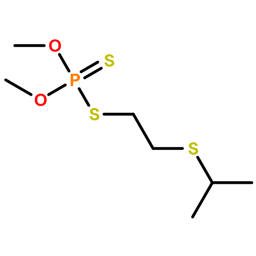 Phosphorodithioic acid,O,O-dimethyl S-[2-[(1-methylethyl)thio]ethyl] ester