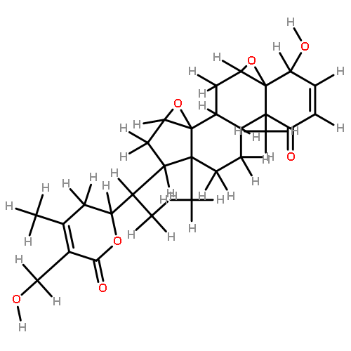 5beta,6beta,14alpha,15alpha-diepoxy-4beta,27-dihydroxy-1-oxowitha-2,24-dienolide