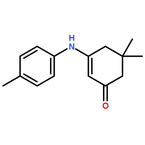 5,5-DIMETHYL-3-(4-METHYLANILINO)CYCLOHEX-2-EN-1-ONE 