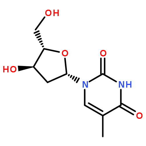 1-(2-deoxy-beta-L-erythro-pentofuranosyl)-5-methyl-2,4(1H,3H)-pyrimidinedione