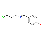 1-Propanamine, 3-chloro-N-[(4-methoxyphenyl)methylene]-