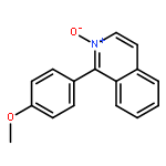 Isoquinoline, 1-(4-methoxyphenyl)-, 2-oxide