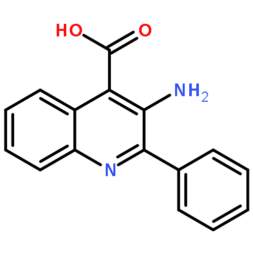 4-Quinolinecarboxylic acid, 3-amino-2-phenyl-