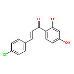 2-Propen-1-one, 3-(4-chlorophenyl)-1-(2,4-dihydroxyphenyl)-