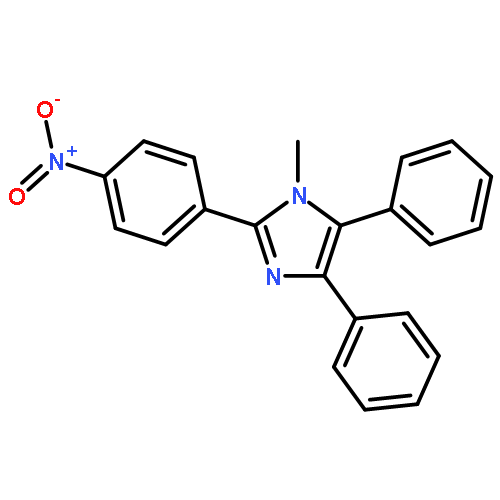 1H-Imidazole, 1-methyl-2-(4-nitrophenyl)-4,5-diphenyl-