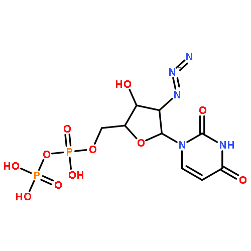 2'-azido-2'-deoxyuridine 5'-(trihydrogen diphosphate)