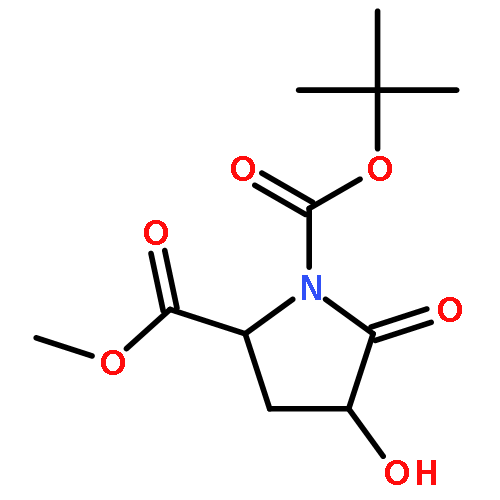 (2S,4R)-1-tert-Butyl 2-methyl 4-hydroxy-5-oxopyrrolidine-1,2-dicarboxylate
