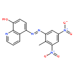 8-Quinolinol, 5-[(2-methyl-3,5-dinitrophenyl)azo]-