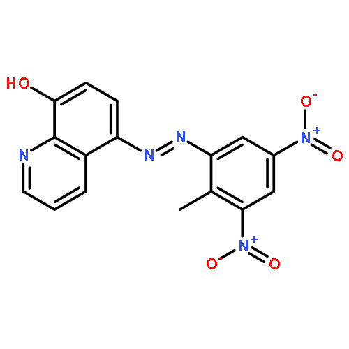 8-Quinolinol, 5-[(2-methyl-3,5-dinitrophenyl)azo]-