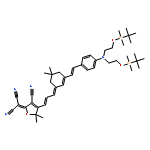 Propanedinitrile,2-[4-[(1E,3E)-3-[3-[(1E)-2-[4-[bis[2-[[(1,1-dimethylethyl)dimethylsilyl]oxy]ethyl]amino]phenyl]ethenyl]-5,5-dimethyl-2-cyclohexen-1-ylidene]-1-propen-1-yl]-3-cyano-5,5-dimethyl-2(5H)-furanylidene]-