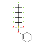 1-Butanesulfonic acid, 1,1,2,2,3,3,4,4,4-nonafluoro-, 1-cyclohexen-1-ylester