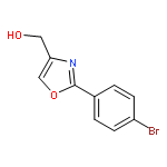 4-Oxazolemethanol,2-(4-bromophenyl)-