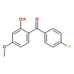 (4-FLUOROPHENYL)-(2-HYDROXY-4-METHOXYPHENYL)METHANONE 