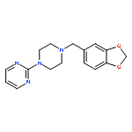 2-(4-(Benzo[d][1,3]dioxol-5-ylmethyl)piperazin-1-yl)pyrimidine