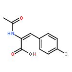 2-Acetamido-3-(4-chlorophenyl)acrylic acid