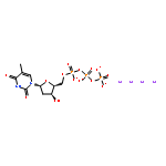 Thymidine5'-(tetrahydrogen triphosphate), tetrasodium salt (8CI,9CI)