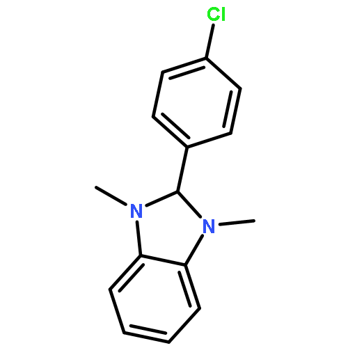 1H-Benzimidazole, 2-(4-chlorophenyl)-2,3-dihydro-1,3-dimethyl-