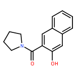 Pyrrolidine, 1-[(3-hydroxy-2-naphthalenyl)carbonyl]-