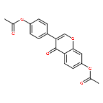 4H-1-Benzopyran-4-one,7-(acetyloxy)-3-[4-(acetyloxy)phenyl]-