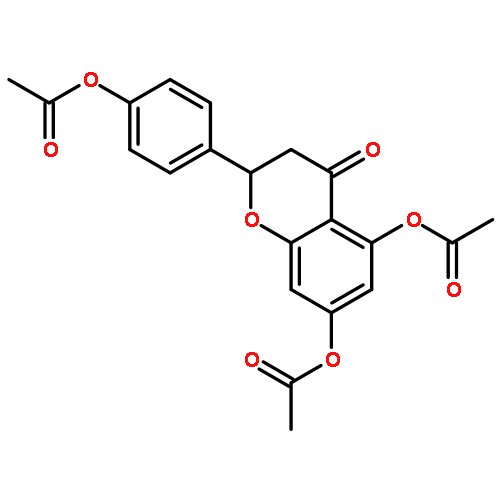 2-(4-Acetoxyphenyl)-4-oxochroman-5,7-diyl diacetate