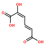 2,4-Hexadienedioicacid, 2-hydroxy-