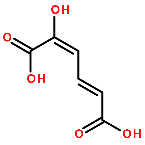 2,4-Hexadienedioicacid, 2-hydroxy-