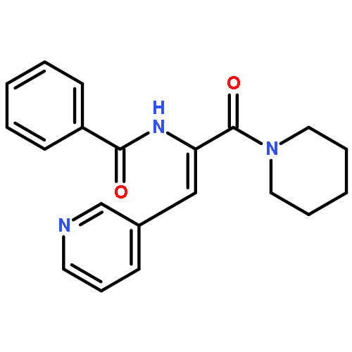 N-[(E)-3-OXO-3-PIPERIDIN-1-YL-1-PYRIDIN-3-YLPROP-1-EN-2-YL]BENZAMIDE 