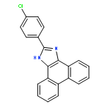 1H-Phenanthro[9,10-d]imidazole, 2-(4-chlorophenyl)-