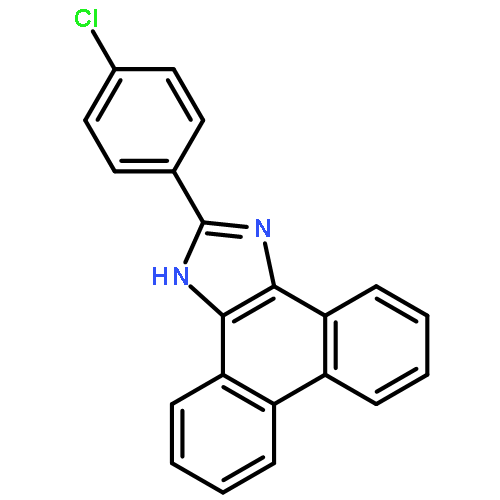 1H-Phenanthro[9,10-d]imidazole, 2-(4-chlorophenyl)-