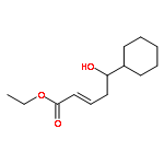 2-Pentenoic acid, 5-cyclohexyl-5-hydroxy-, ethyl ester, (2E)-