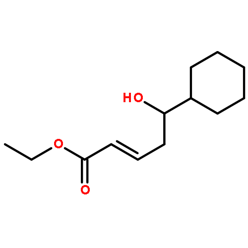 2-Pentenoic acid, 5-cyclohexyl-5-hydroxy-, ethyl ester, (2E)-