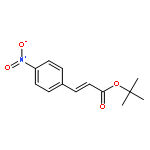 2-Propenoic acid, 3-(4-nitrophenyl)-, 1,1-dimethylethyl ester, (2E)-