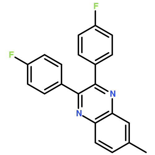 Quinoxaline, 2,3-bis(4-fluorophenyl)-6-methyl-