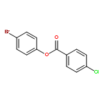 Benzoicacid, 4-chloro-, 4-bromophenyl ester