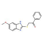 Ethanone, 2-[(5-methoxy-1H-benzimidazol-2-yl)thio]-1-phenyl-