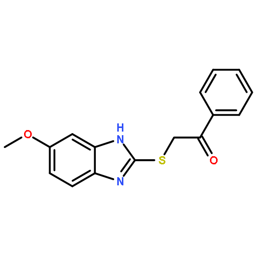 Ethanone, 2-[(5-methoxy-1H-benzimidazol-2-yl)thio]-1-phenyl-