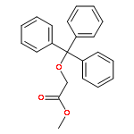 Acetic acid, (triphenylmethoxy)-, methyl ester