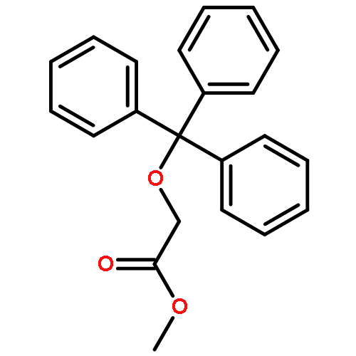 Acetic acid, (triphenylmethoxy)-, methyl ester