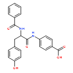 Benzoic acid,4-[[(2S)-2-(benzoylamino)-3-(4-hydroxyphenyl)-1-oxopropyl]amino]-