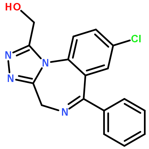 4H-[1,2,4]Triazolo[4,3-a][1,4]benzodiazepine-1-methanol,8-chloro-6-phenyl-