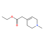 4-Pyridineacetic acid, 1,2,3,6-tetrahydro-1-methyl-, ethyl ester