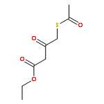 Butanoic acid, 4-(acetylthio)-3-oxo-, ethyl ester