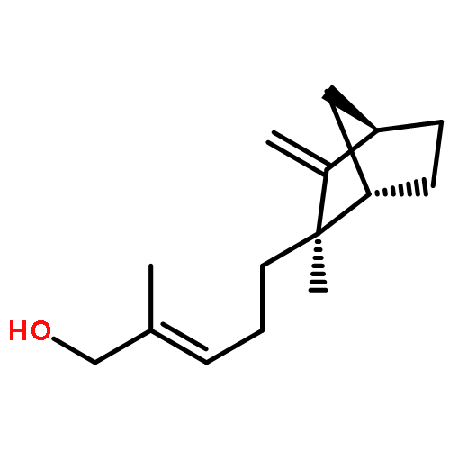 2-Penten-1-ol,2-methyl-5-[(1S,2R,4R)-2-methyl-3-methylenebicyclo[2.2.1]hept-2-yl]-, (2E)-