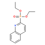 Phosphonic acid, 2-quinolinyl-, diethyl ester