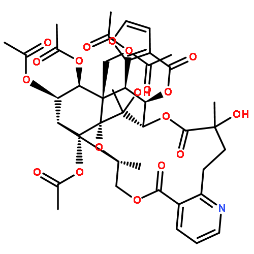 3-Furancarboxylic acid,(8R,9R,10R,11S,12R,13R,14R,15S,21S,22S,23R)-10,13,22,23-tetrakis(acetyloxy)-12-[(acetyloxy)methyl]-7,8,9,10,12,13,14,15,17,18,19,20-dodecahydro-18,21-dihydroxy-8,18,21-trimethyl-5,17-dioxo-8,11-epoxy-9,12-ethano-11,15-methano-5H,11H-[1,9]dioxacyclooctadecino[4,3-b]pyridin-14-ylester