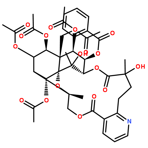 8,11-Epoxy-9,12-ethano-11,15-methano-5H,11H-[1,9]dioxacyclooctadecino[4,3-b]pyridine-5,17(18H)-dione,10,13,22,23-tetrakis(acetyloxy)-12-[(acetyloxy)methyl]-14-(benzoyloxy)-7,8,9,10,12,13,14,15,19,20-decahydro-18,21-dihydroxy-8,18,21-trimethyl-,(8R,9R,10R,11S,12S,13R,14R,15S,21S,22S,23R)-