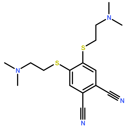 4,5-BIS[2-(DIMETHYLAMINO)ETHYLSULFANYL]BENZENE-1,2-DICARBONITRILE 