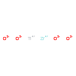 Titanium zirconium oxide