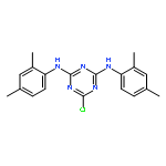 6-CHLORO-2-N,4-N-BIS(2,4-DIMETHYLPHENYL)-1,3,5-TRIAZINE-2,4-DIAMINE 