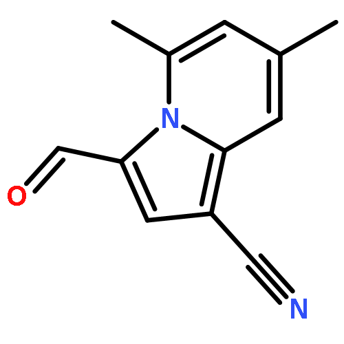 3-formyl-5,7-dimethyl-1-Indolizinecarbonitrile